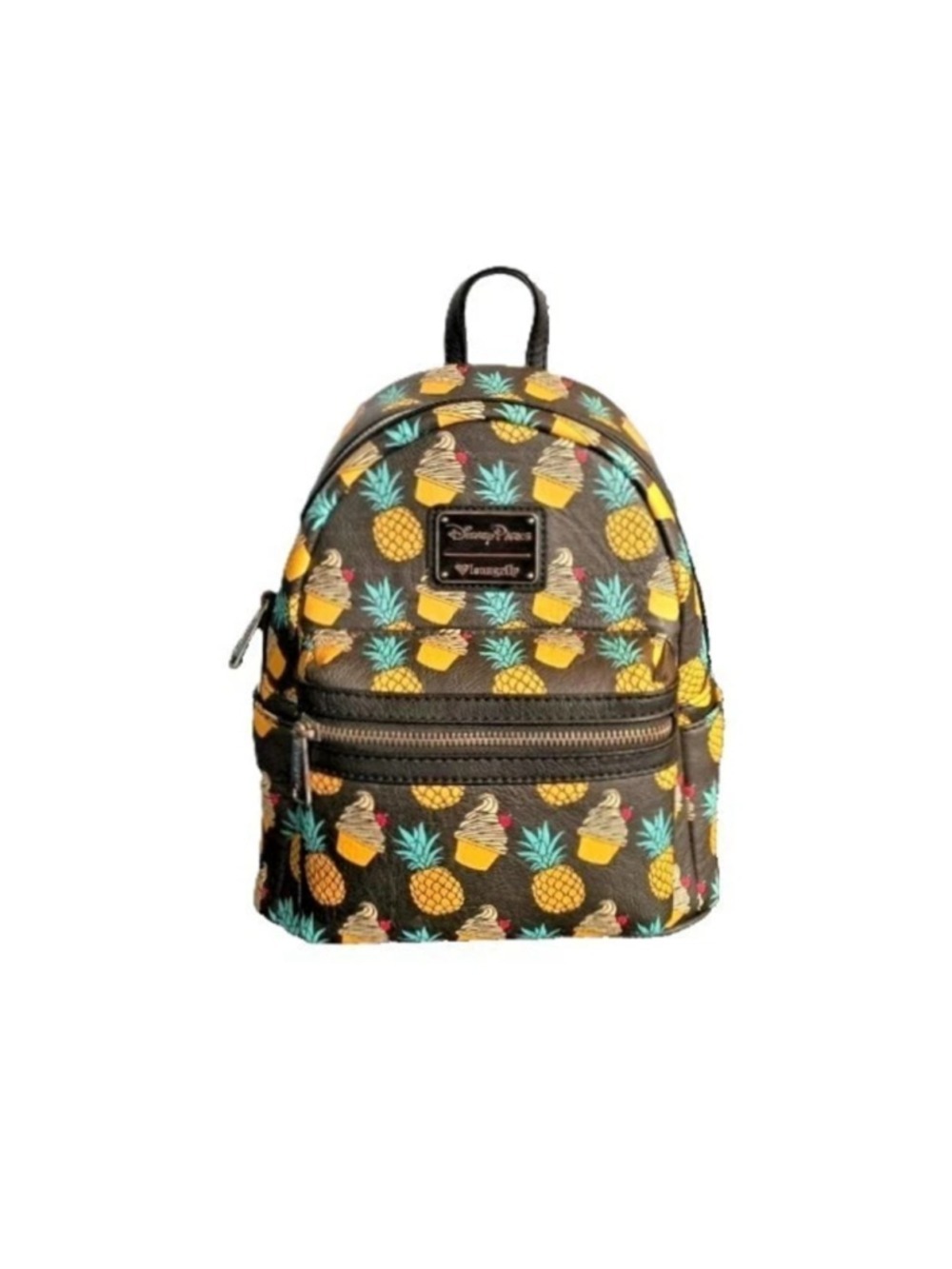 Loungefly Disney Parks Dole Whip Pineapple Mini Backpack EUC VHTF